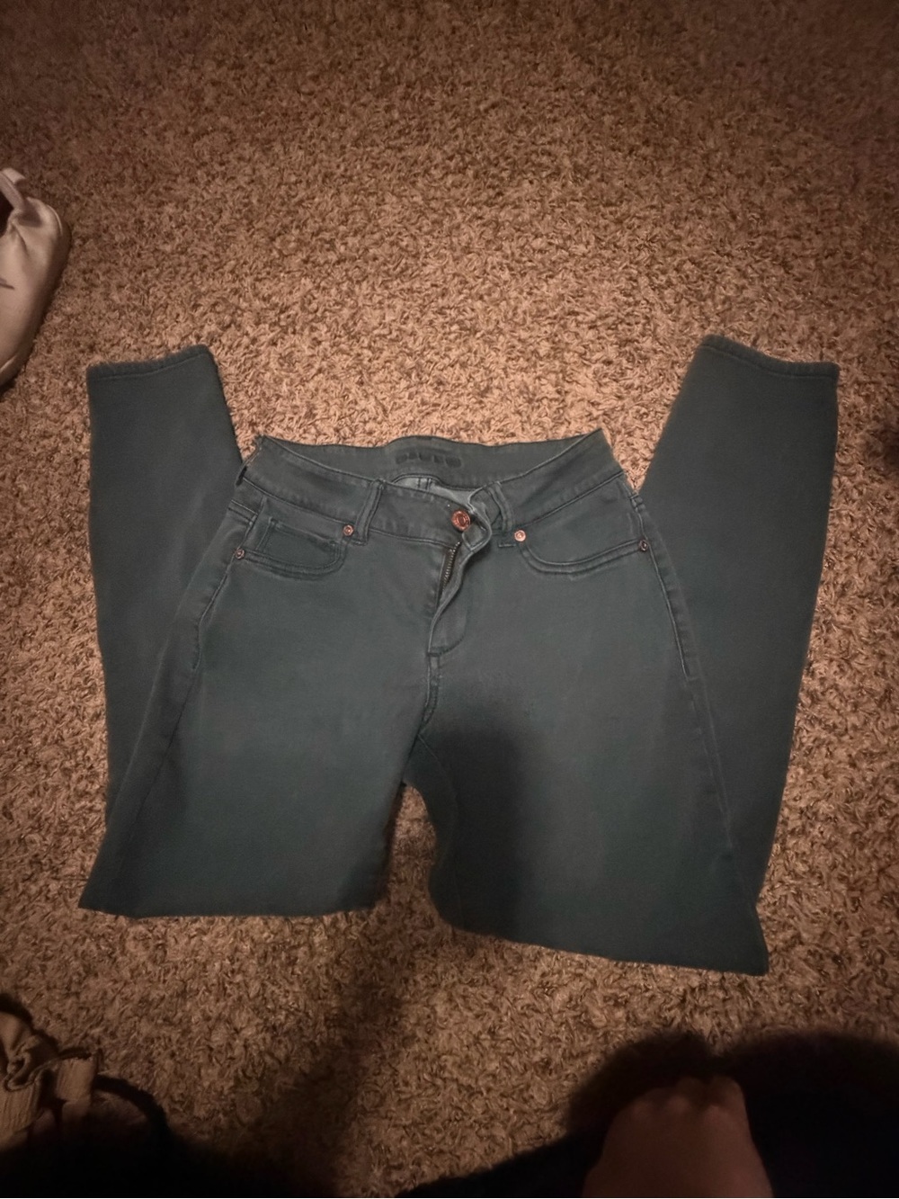 Maurice’s Women’s Dark Teal Stretch Jeans - Comfortable Everyday Fit